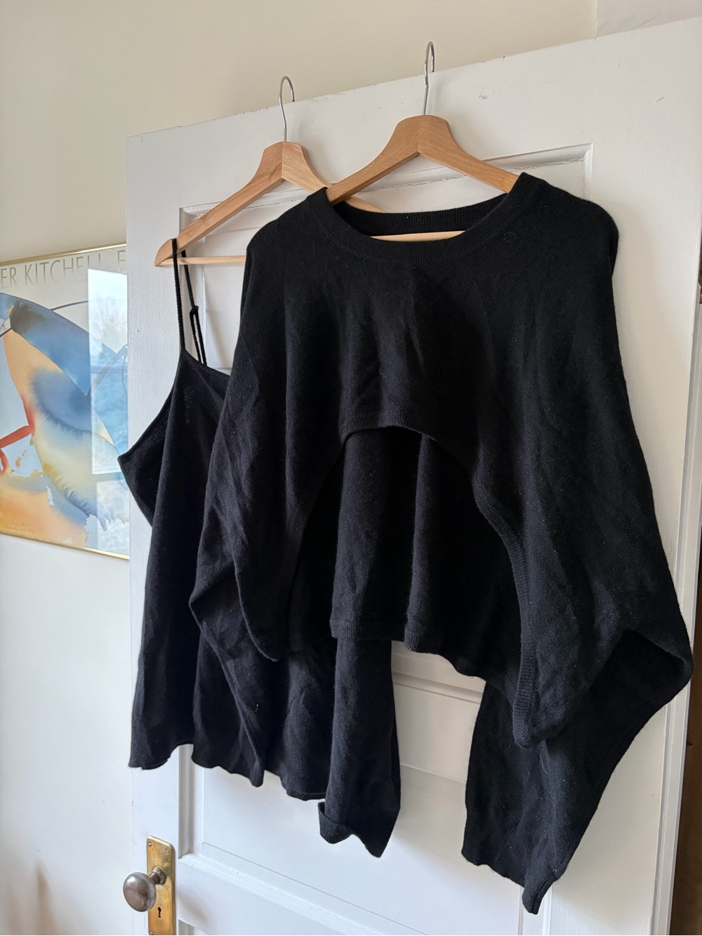 NAADAM Cashmere Women's Layered Knit Set, Like New Condition